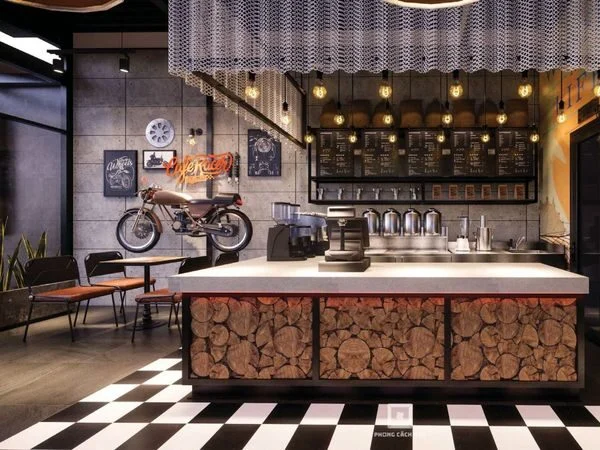 quầy pha chế cafe – hình ảnh Bluecons