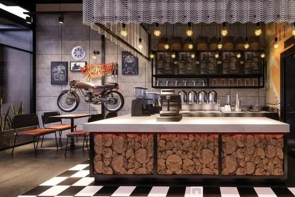 quầy pha chế cafe – hình ảnh Bluecons