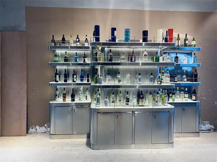 Thi công quầy pha chế inox bán cafe đẹp và chất lượng