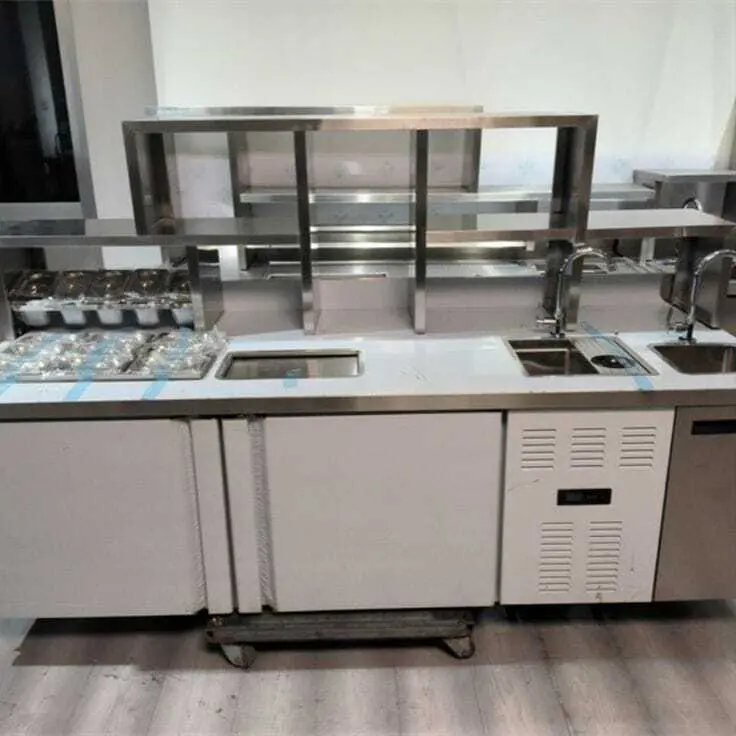 Mẫu những quầy pha chế inox bán cafe đẹp