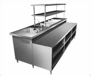 Quầy pha chế inox cho quán ăn đẹp và sang trọng