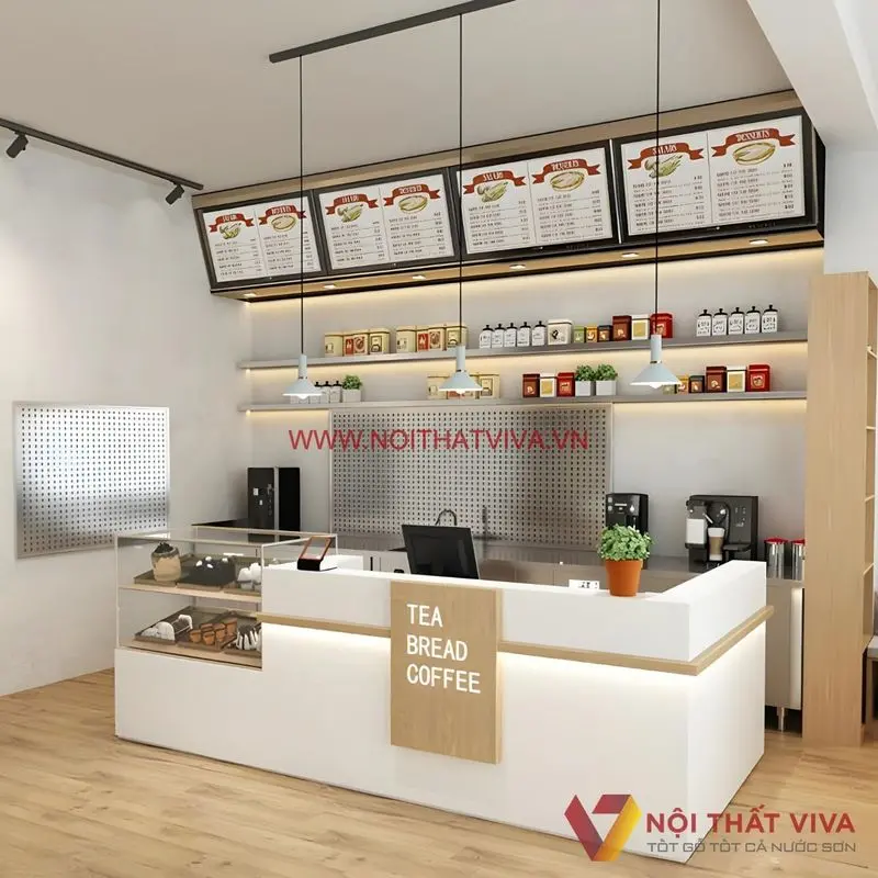 Quầy quán cà phê công nghiệp