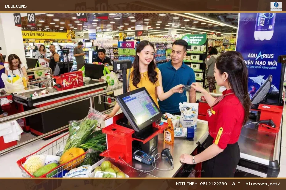 Quầy thịt siêu thị – hình ảnh Bluecons