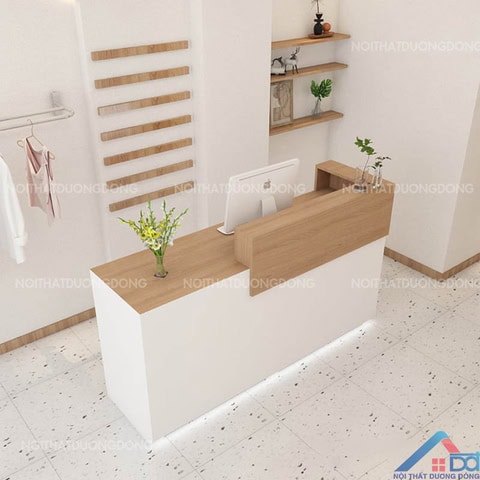 Quầy thu ngân đơn giản mà sang trọng