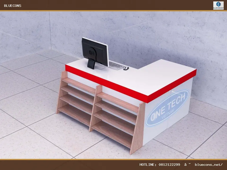 Quầy Thu Ngân Đẹp Tại TP.HCM – hình ảnh Bluecons