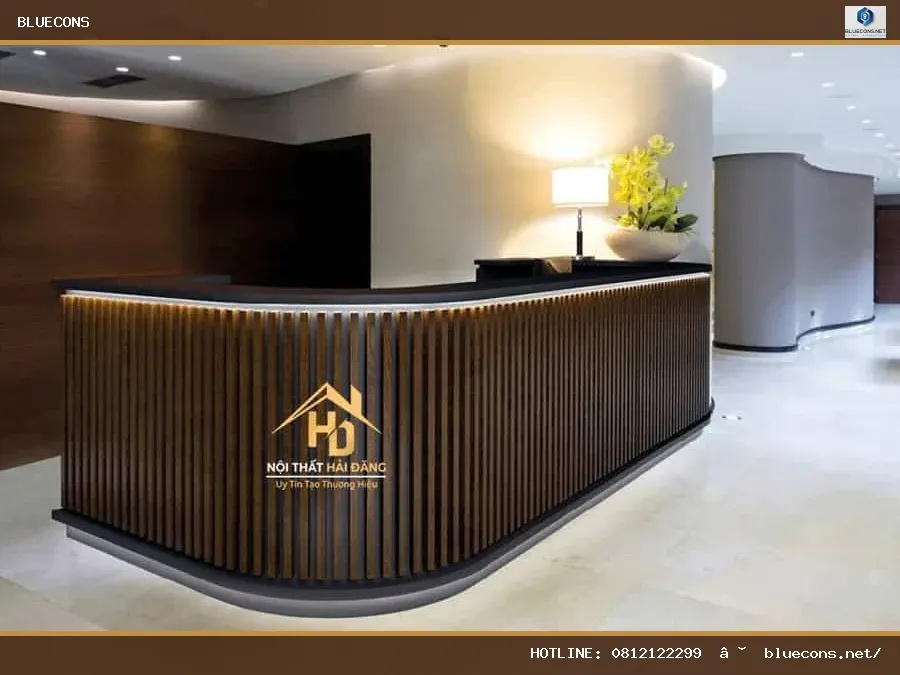 Quầy thu ngân khách sạn – hình ảnh Bluecons