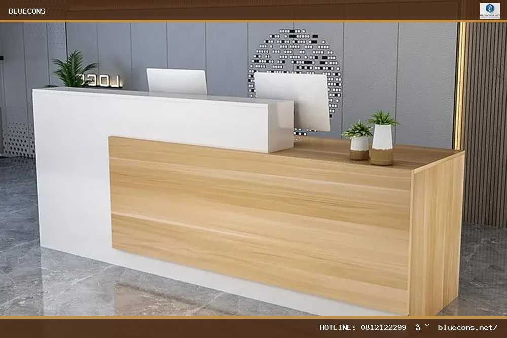 Quầy thu ngân khách sạn – hình ảnh Bluecons