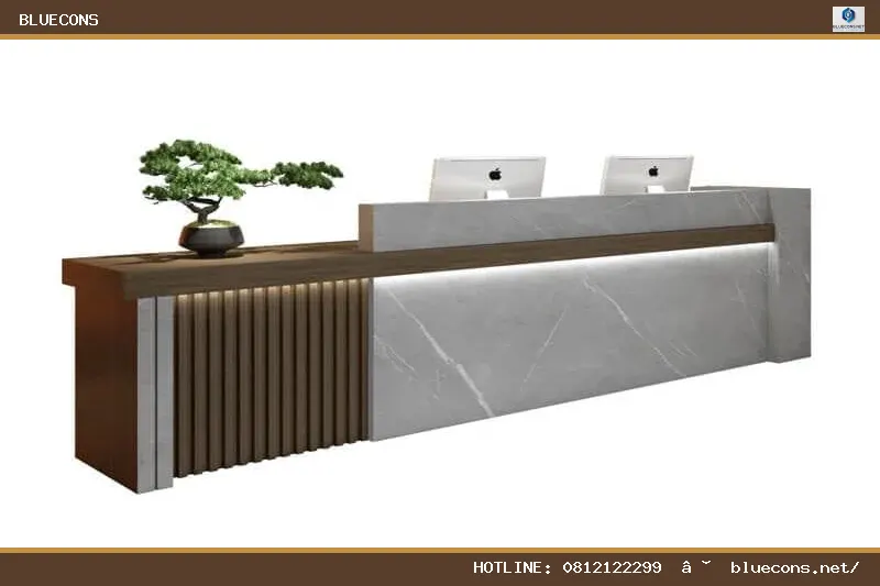 Quầy thu ngân khách sạn – hình ảnh Bluecons