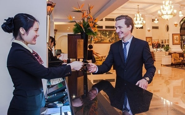 Quầy thu ngân có thiết kế đẹp