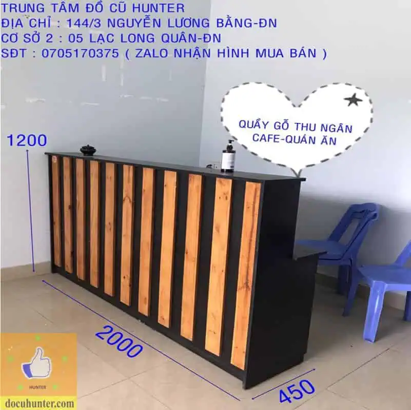 Quầy thu ngân dáng L