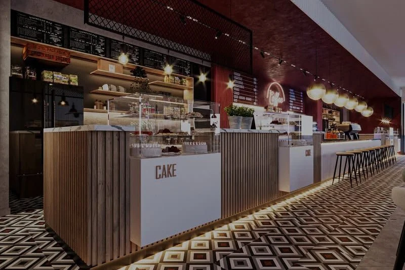setup quầy cafe đẹp – hình ảnh Bluecons