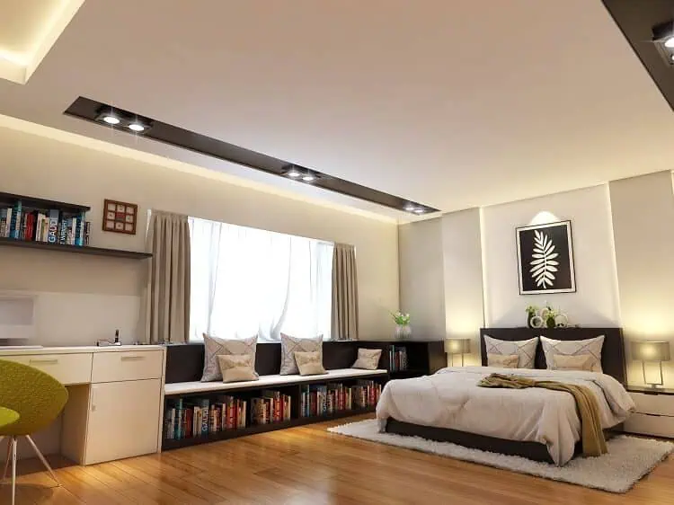 Mẫu trần phẳng đơn giản