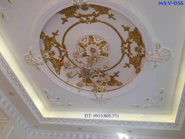 Chi tiết trang trí thạch cao