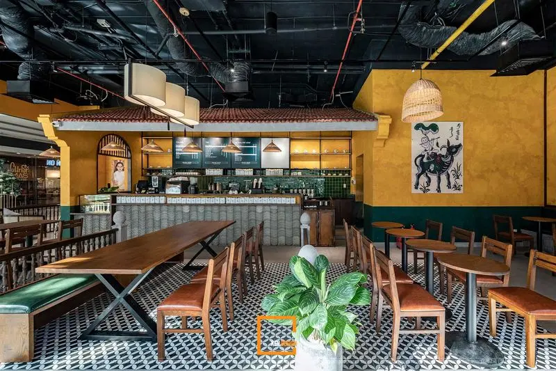 Nội thất quán cafe Thảo Điền đẹp mắt