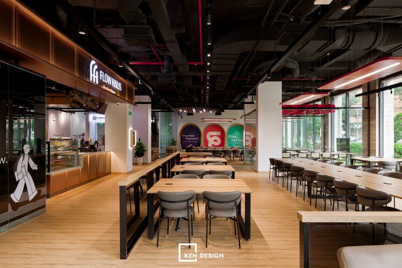 Thi công quán cafe flow tại Lê Văn Lương