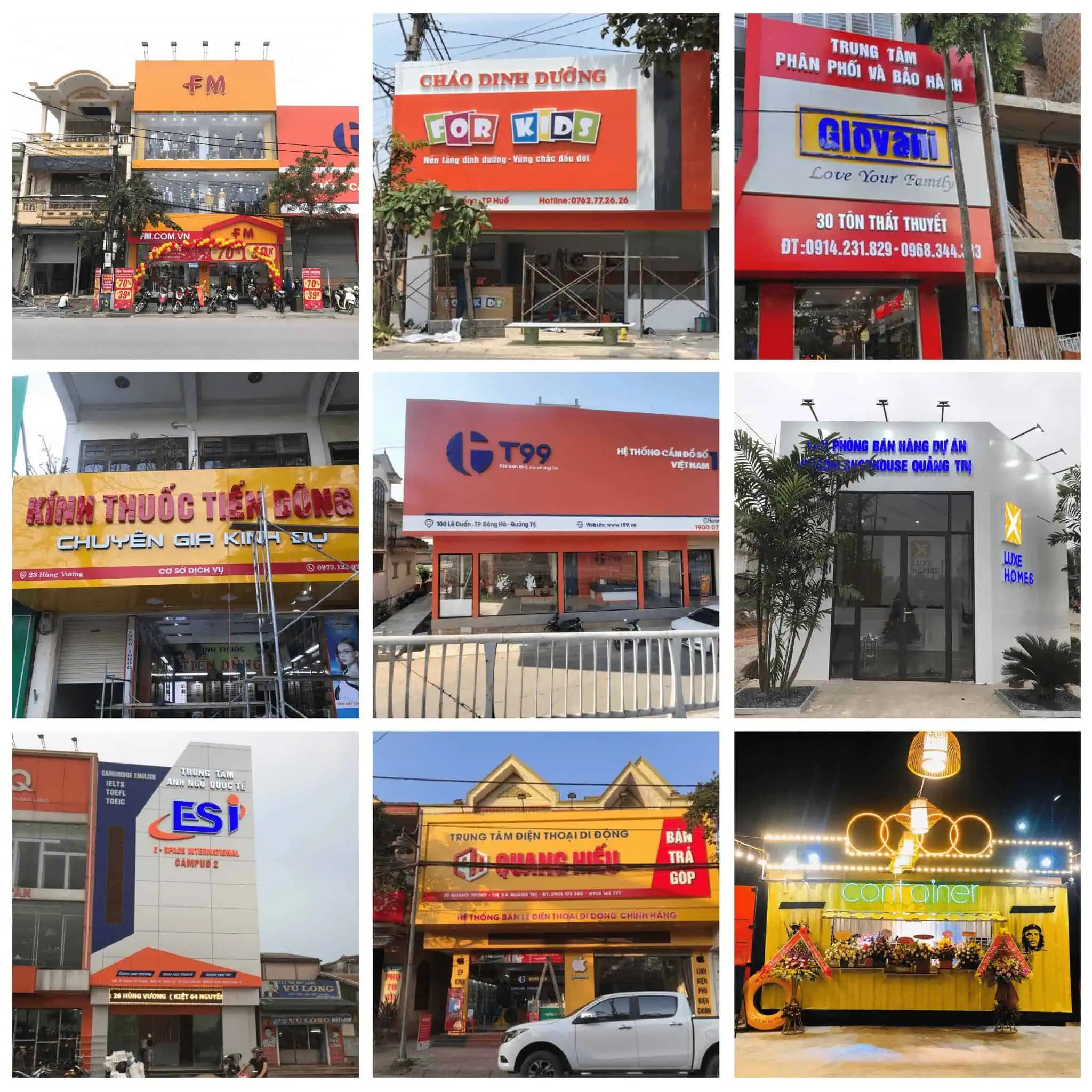 Thiết kế cửa hàng tại Đà Nẵng