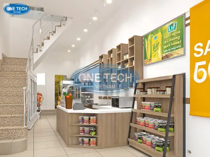 Thiết kế cửa hàng tiện lợi đẹp