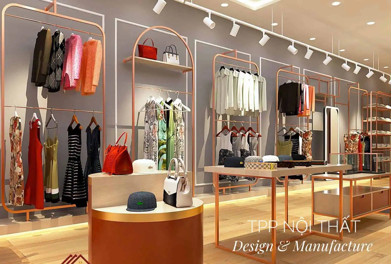 Giá kệ shop quần áo
