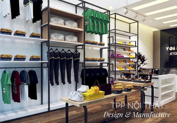 Thi công nội thất shop thời trang