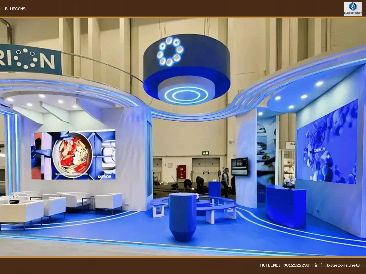 Thi công gian hàng – hình ảnh Bluecons