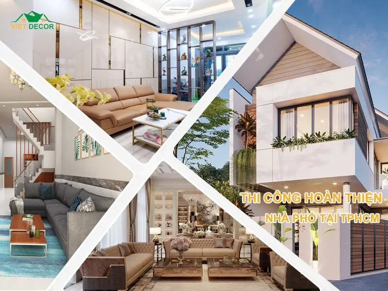 Hình ảnh thi công hoàn thiện nhà phố TPHCM