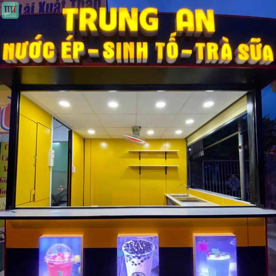 Mẫu thiết kế kiot độc đáo