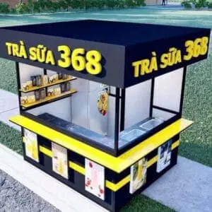 Quán trà sữa thu hút khách hàng