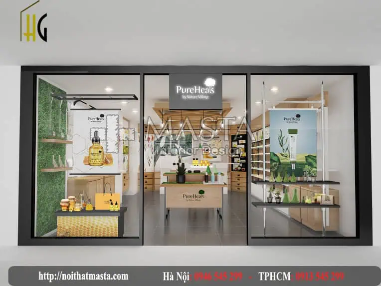 Mặt tiền với yếu tố thiên nhiên
