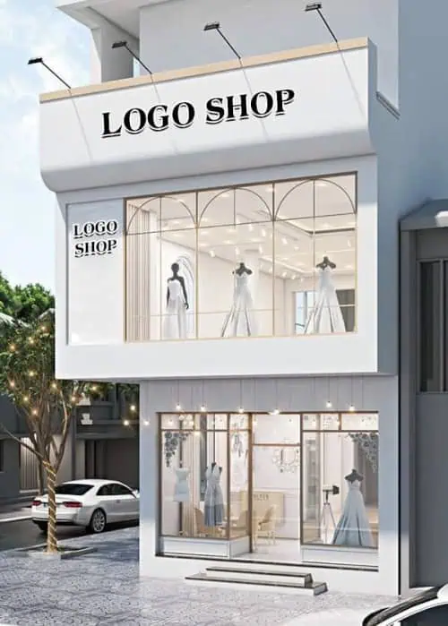 Mặt tiền cửa hàng ấn tượng