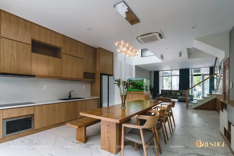 Nội thất nhà phố tích hợp công nghệ thông minh