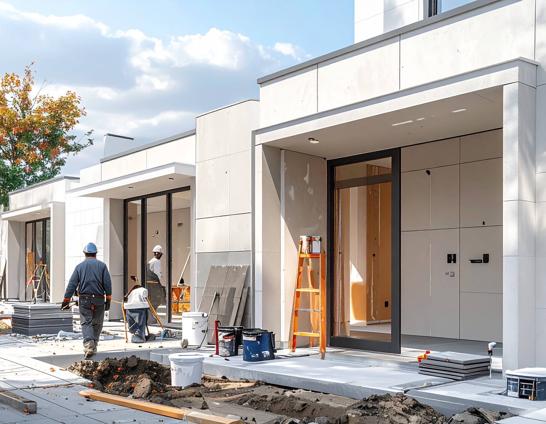 Thi Cong Nha Pho Tron Goi 2