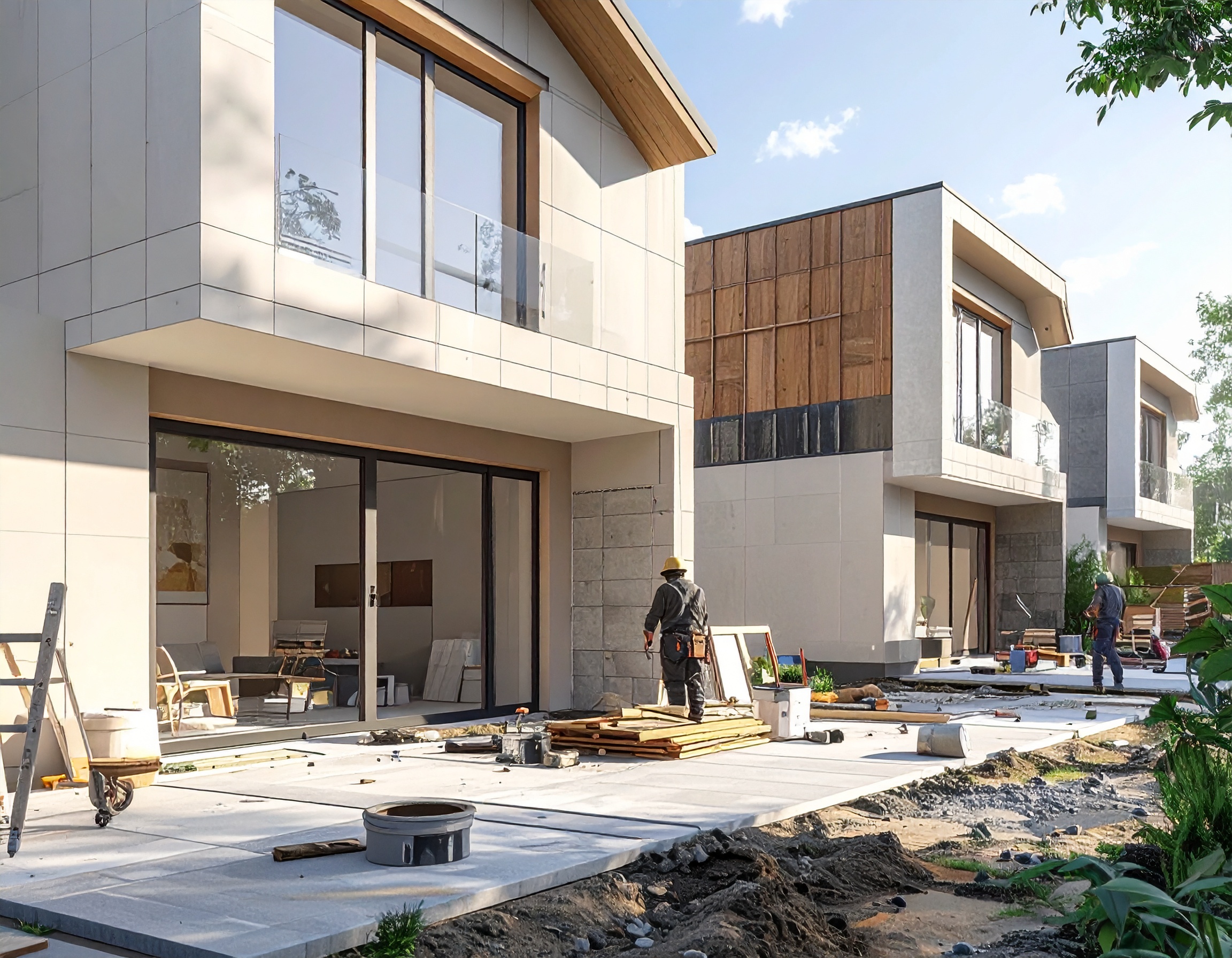 Thi Cong Nha Pho Tron Goi 4