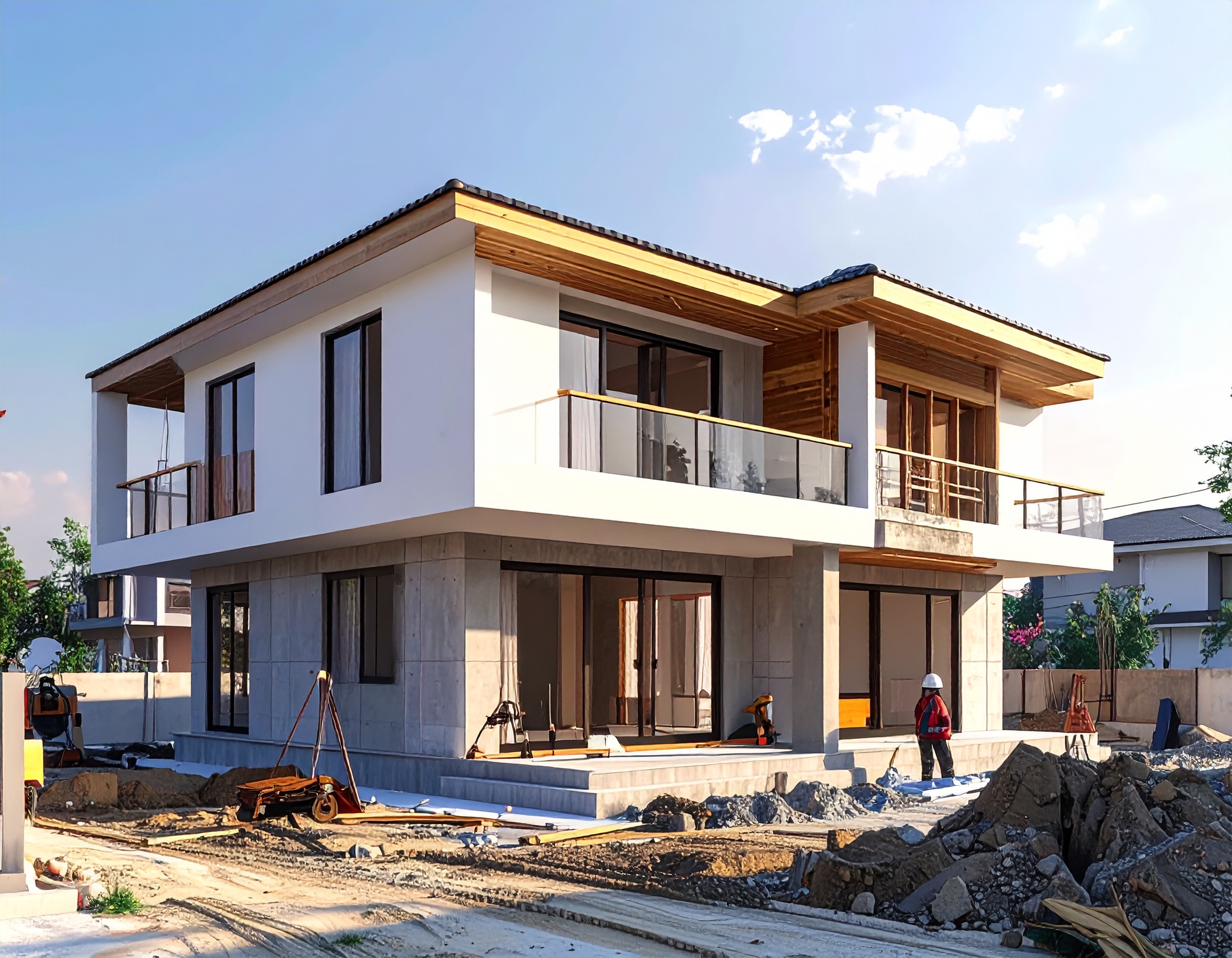 Thi Cong Nha Pho Tron Goi 5