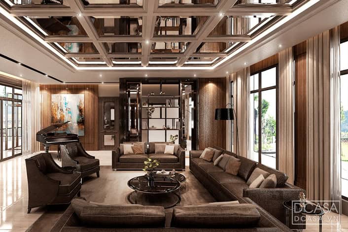 Thi công nội thất biệt thự hoàn thiện