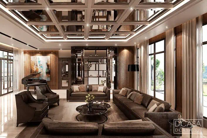 Thi công nội thất biệt thự hoàn thiện