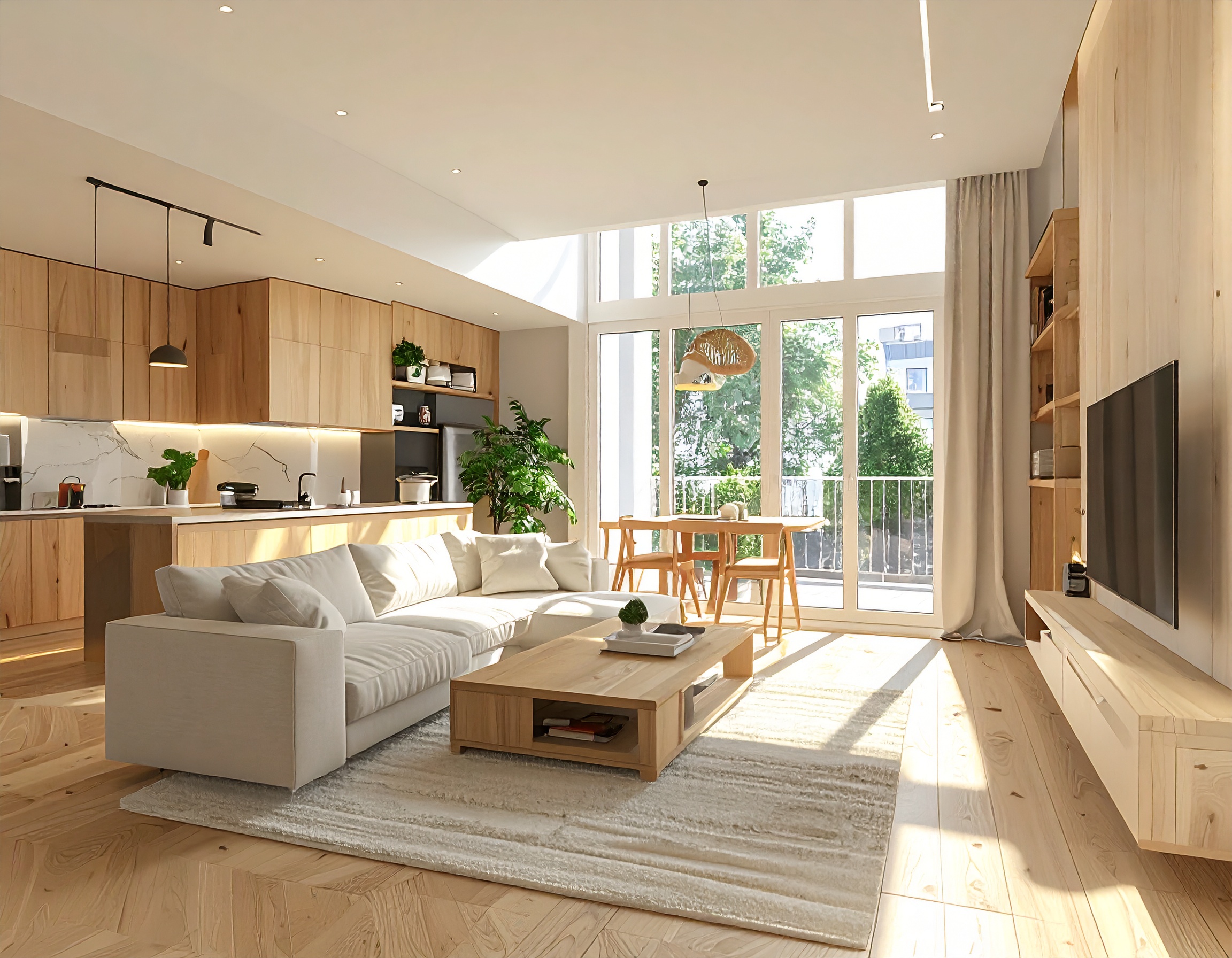 Thi Cong Noi That Chung Cu 45m2 Dep 1