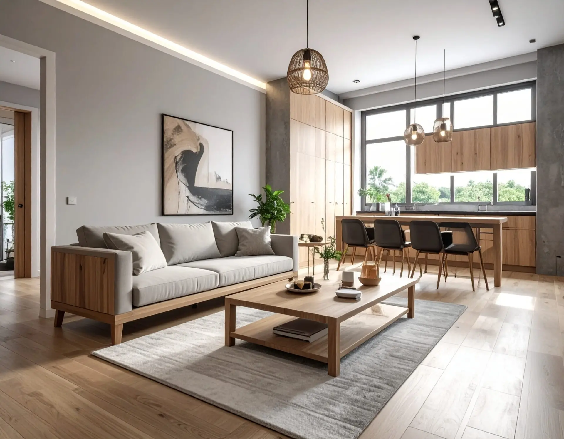 Thi Cong Noi That Chung Cu 45m2 Dep 2