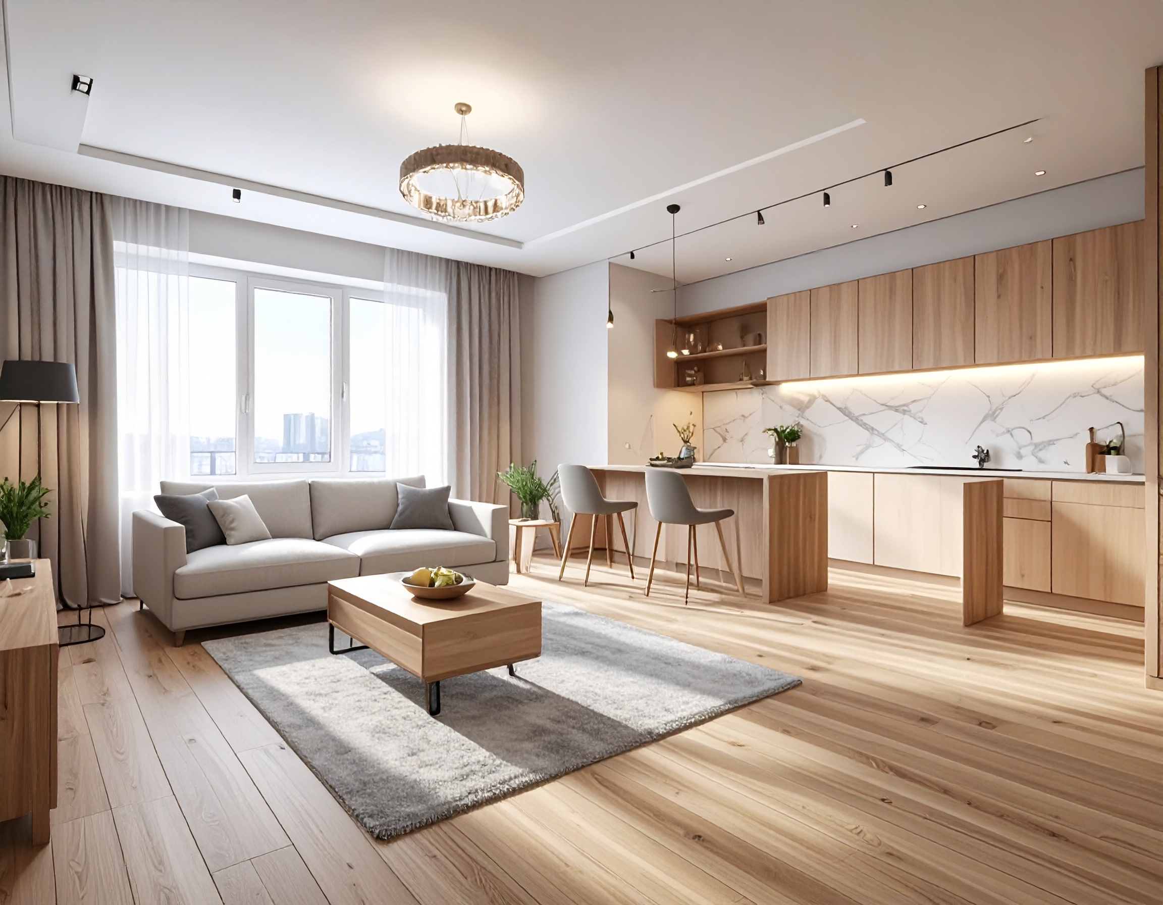 Thi Cong Noi That Chung Cu Dep Cho Gia Dinh Tre 2