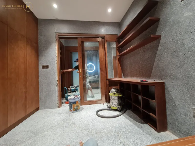 thi công nội thất gỗ căn hộ nhỏ 11 Thi công nội thất chung cư