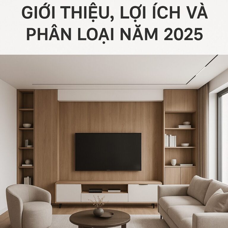 Thi Công Nội Thất Gỗ MDF: Giới Thiệu, Lợi Ích và Phân Loại Năm 2025 Bluecons