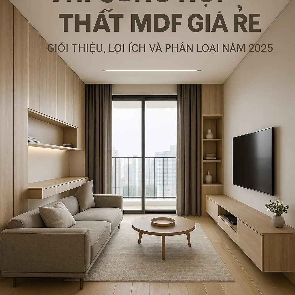 Thi Công Nội Thất MDF Giá Rẻ: Giới Thiệu, Lợi Ích và Phân Loại Năm 2025 Bluecons