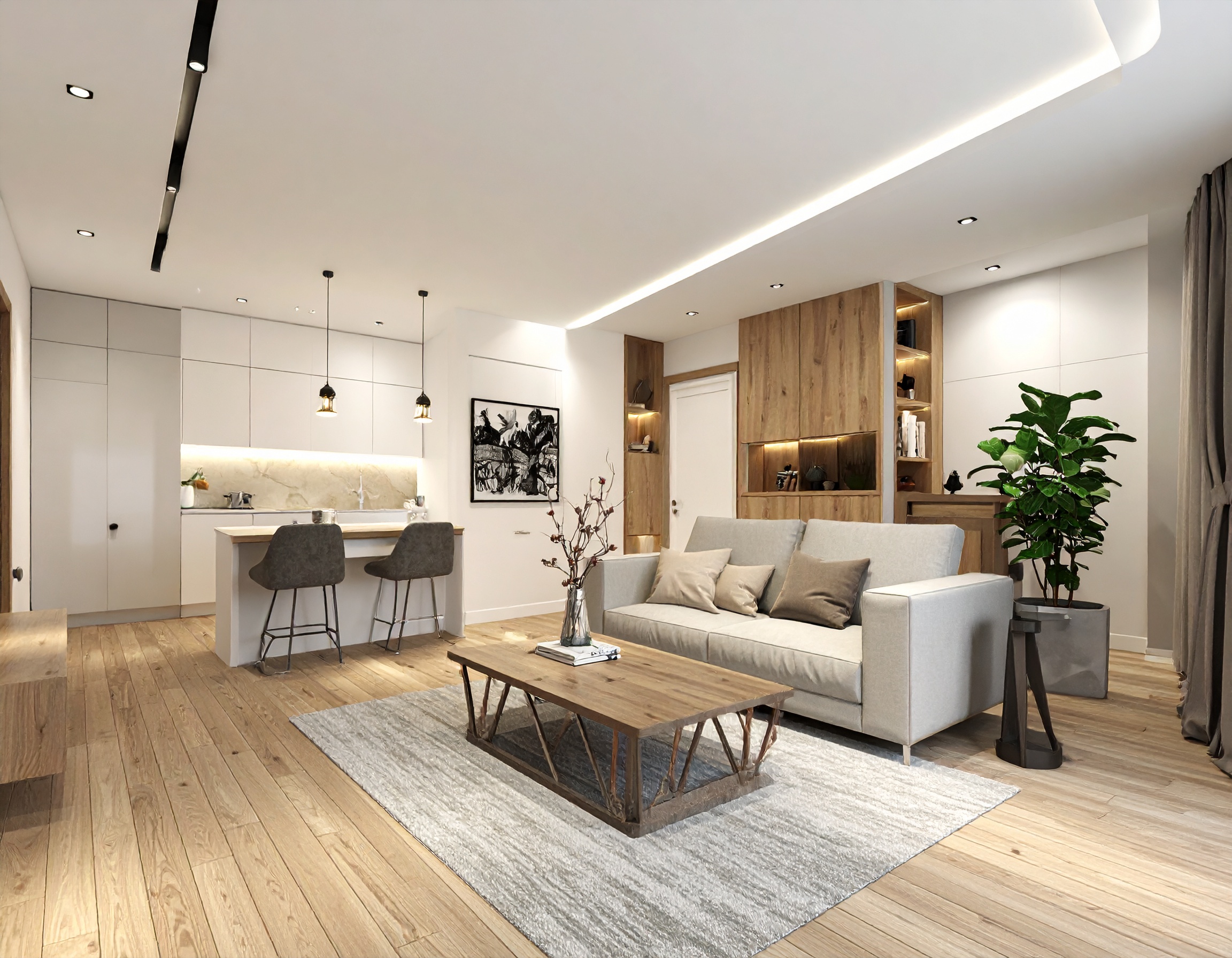 Thi Cong Noi That Nha Pho 1 Tret 2 Lau 02