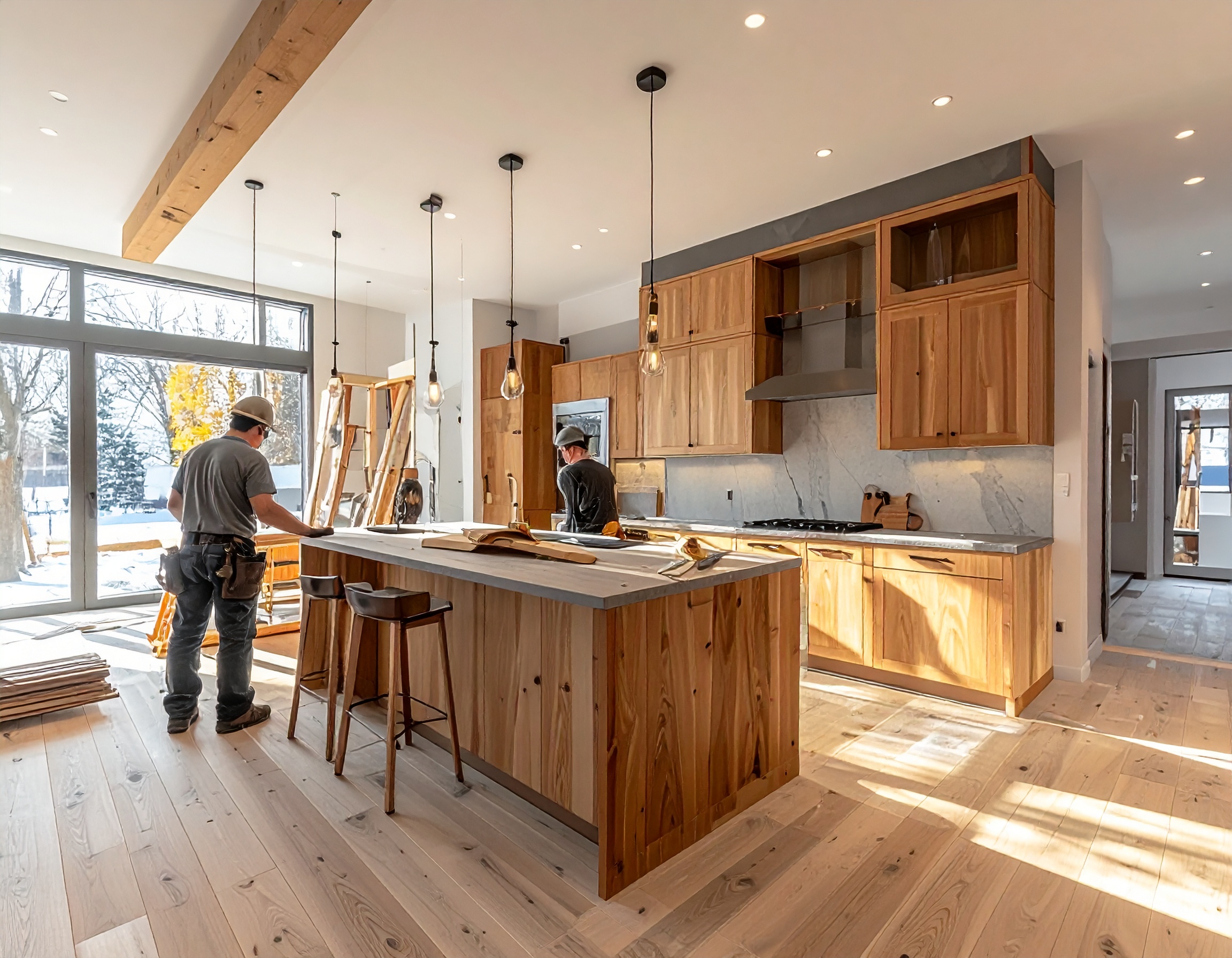 Thi Cong Noi That Nha Pho 1 Tret 2 Lau 03