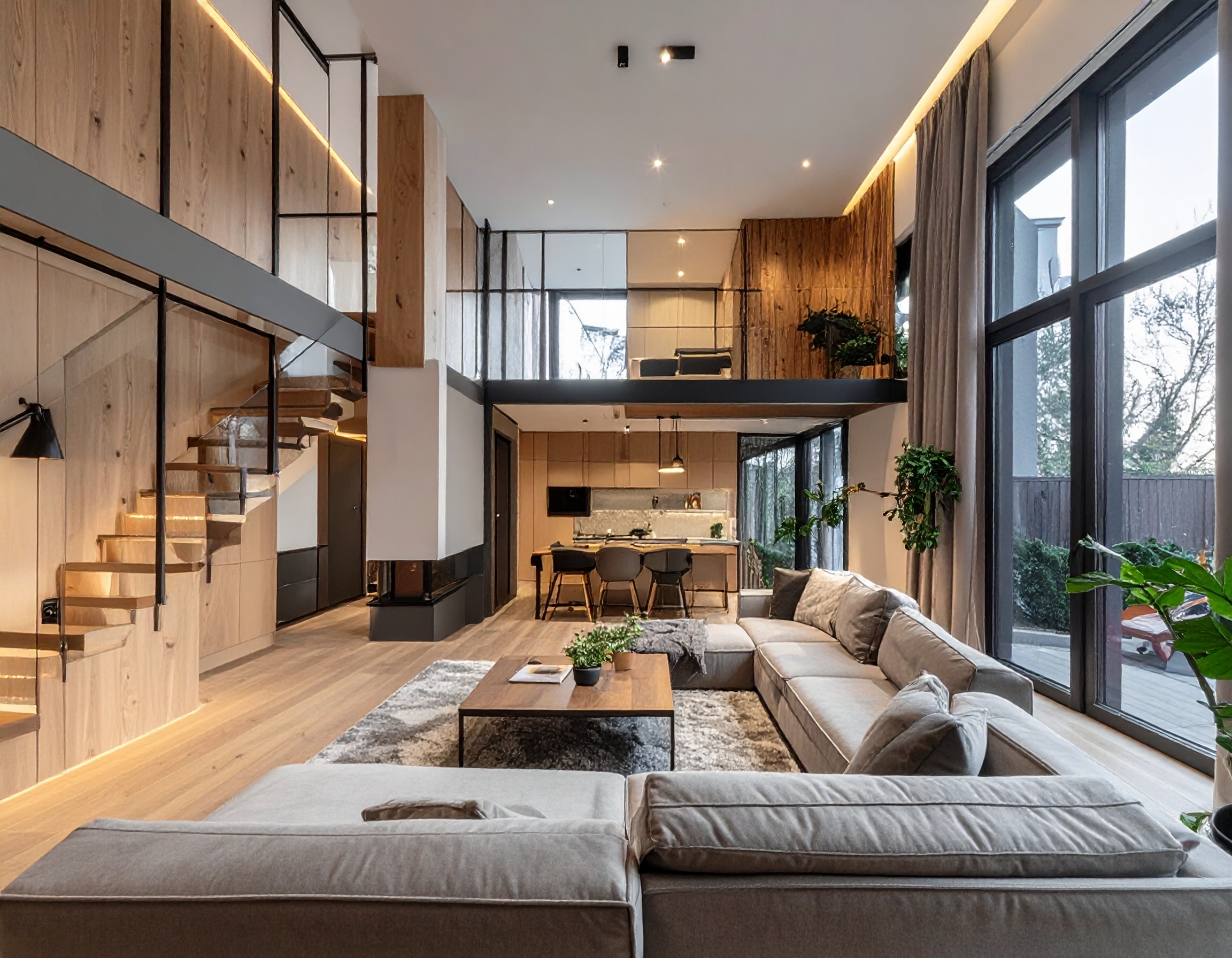 Thi Cong Noi That Nha Pho 2 Tang Hien Dai 1