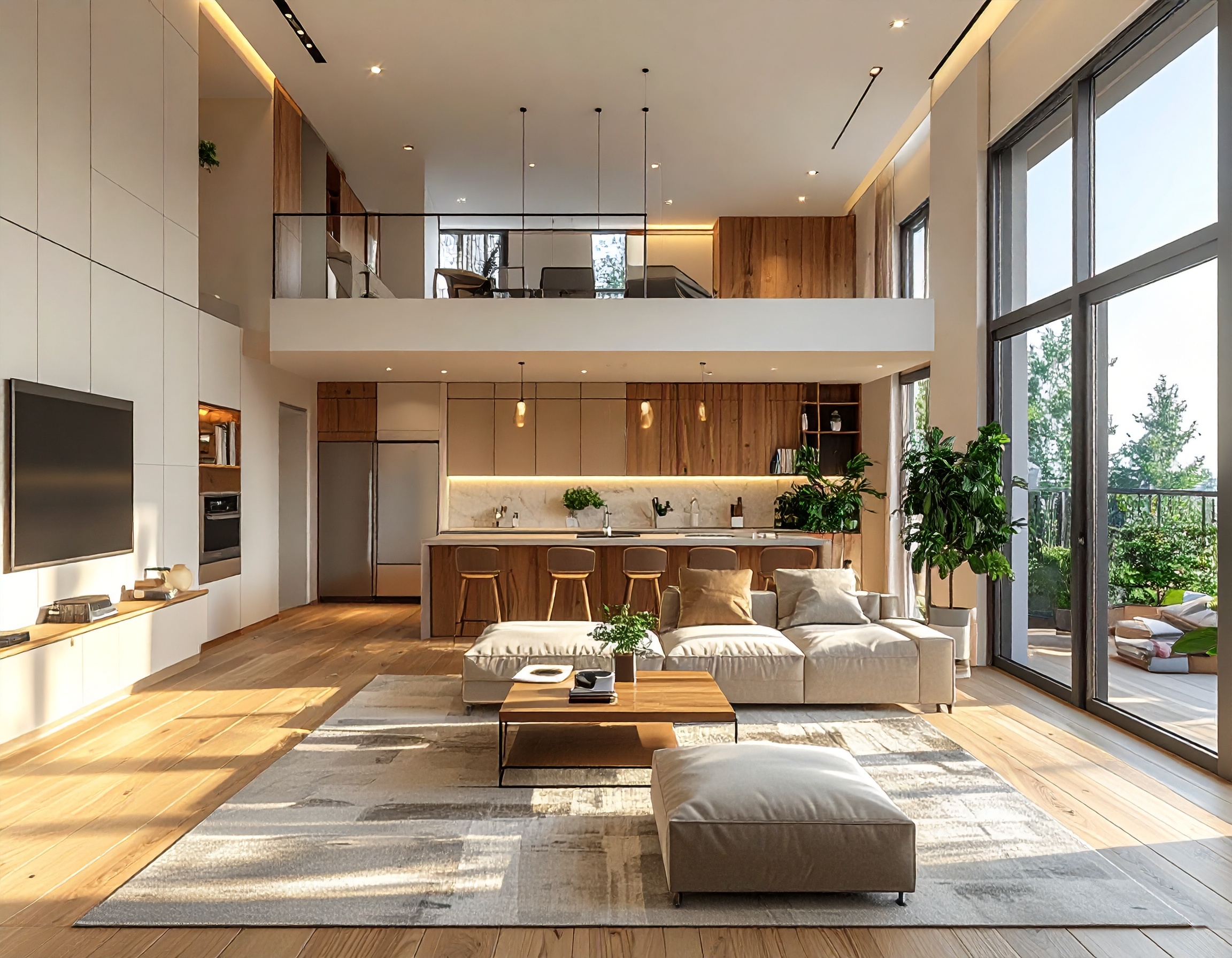 Thi Cong Noi That Nha Pho 2 Tang Hien Dai 4