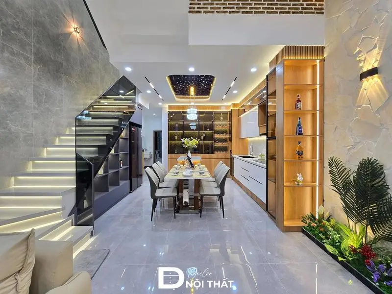Nội thất nhà phố hoàn thiện