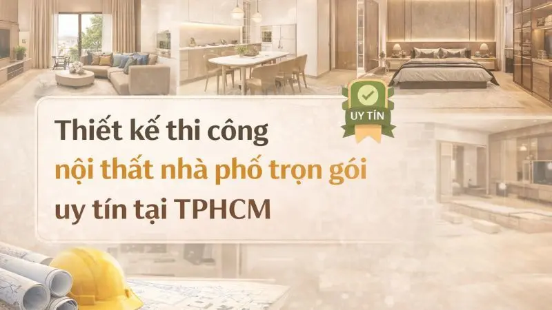 Quá trình thi công nội thất nhà phố tại TPHCM