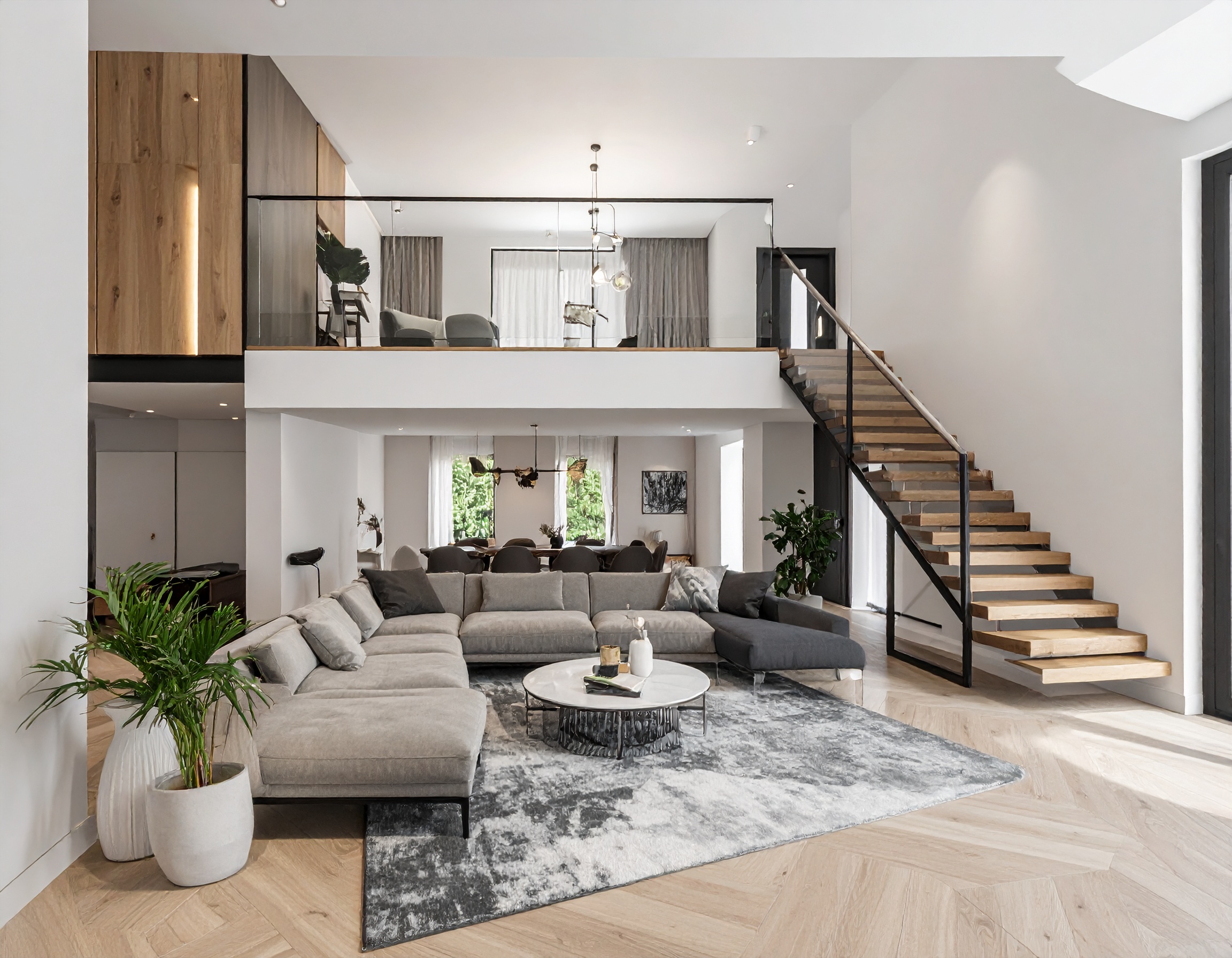 Thi Cong Noi That Nha Pho Co Gac Lung 2