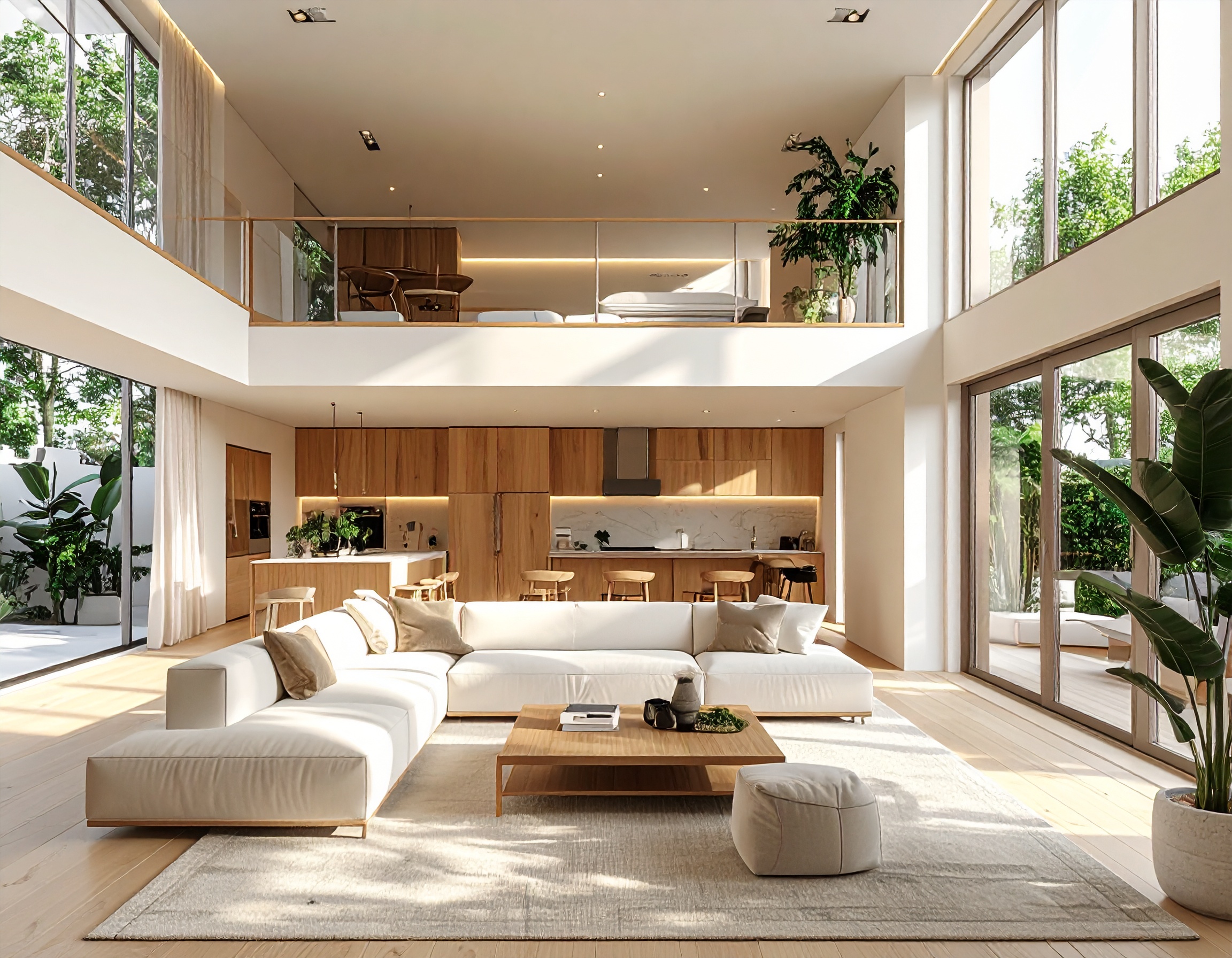 Thi Cong Noi That Nha Pho Co Gac Lung 3