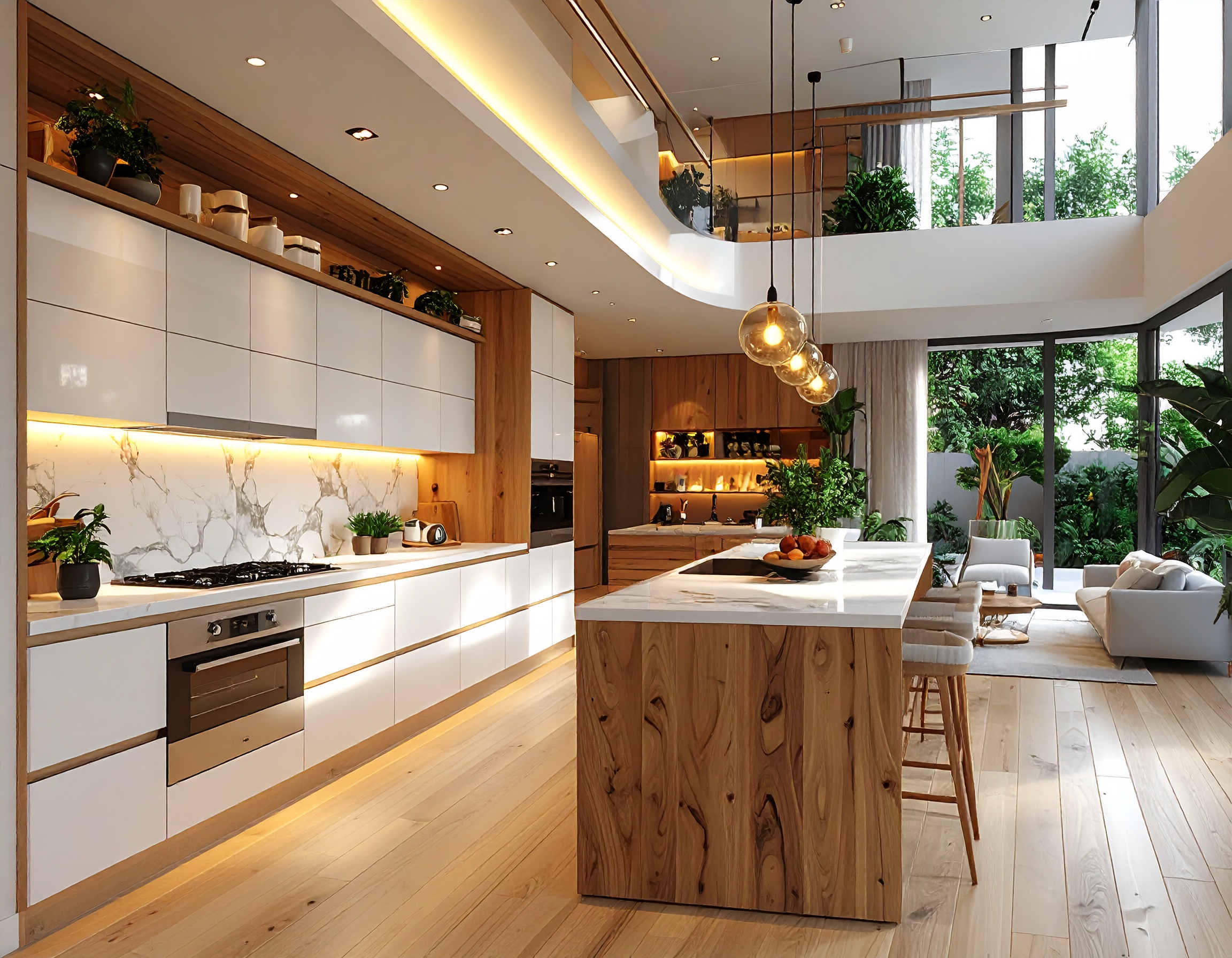 Thi Cong Noi That Nha Pho Co Gac Lung 4